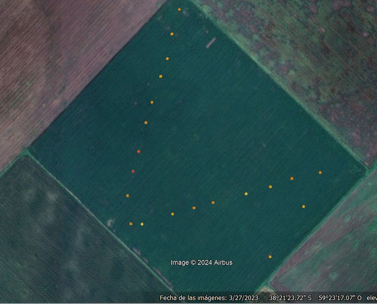 Muestreo de suelo georreferenciado